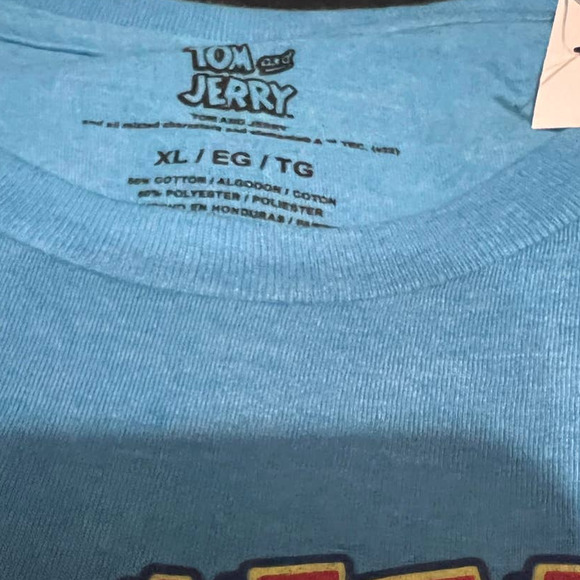 New With Tags Tom and Jerry T-Shirt Retro Adult Men’s Size XL Cat And Mouse - Picture 4 of 4